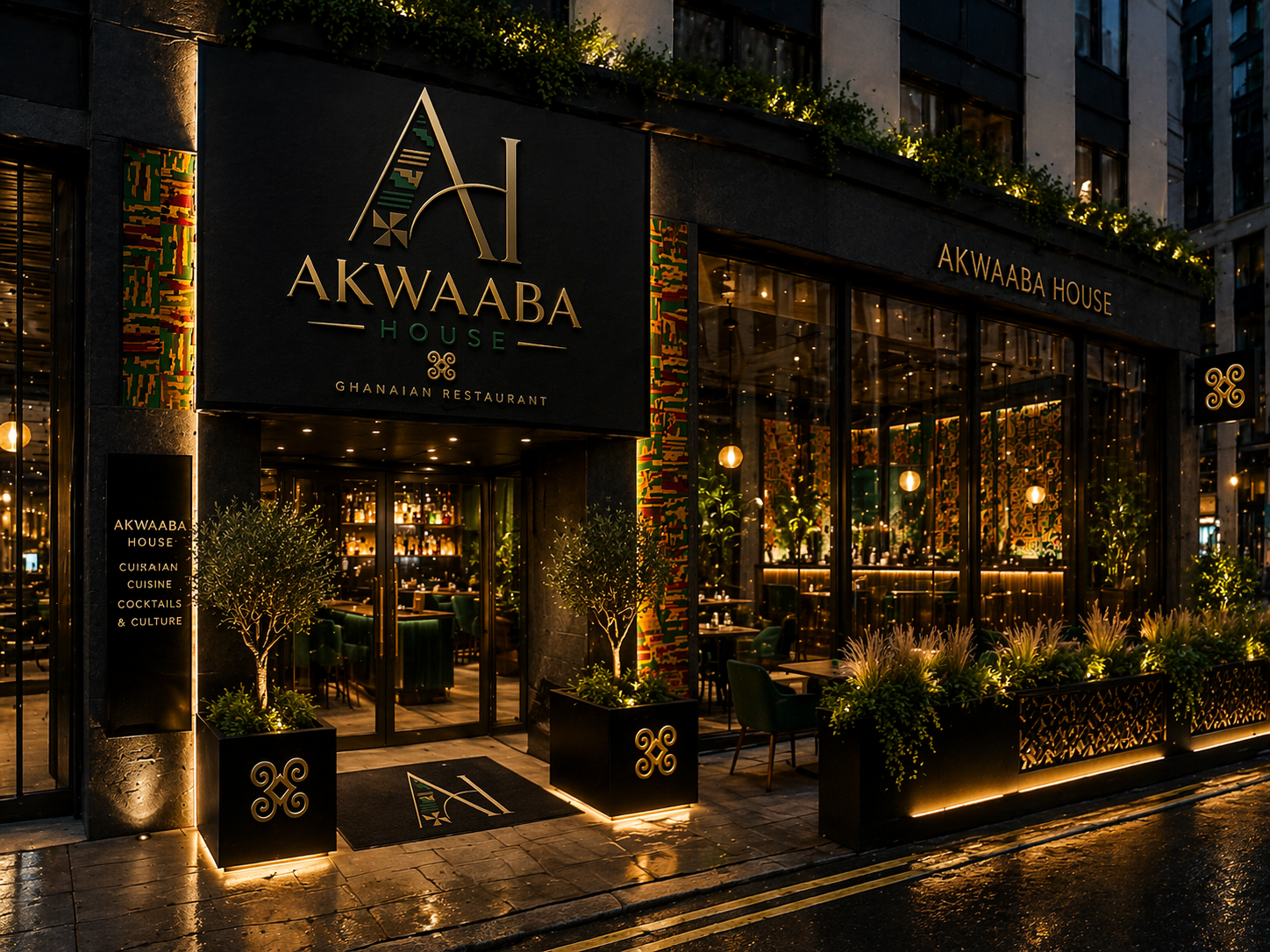 London exterior frontage
