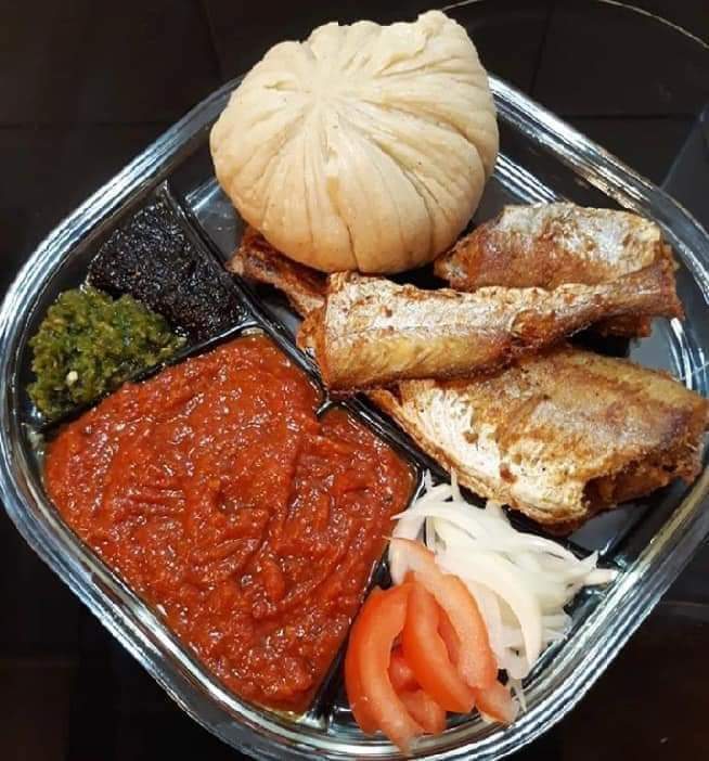 Kenkey and tilapia