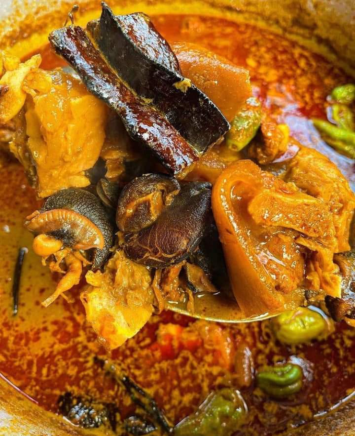 Fufuo and palmnut soup
