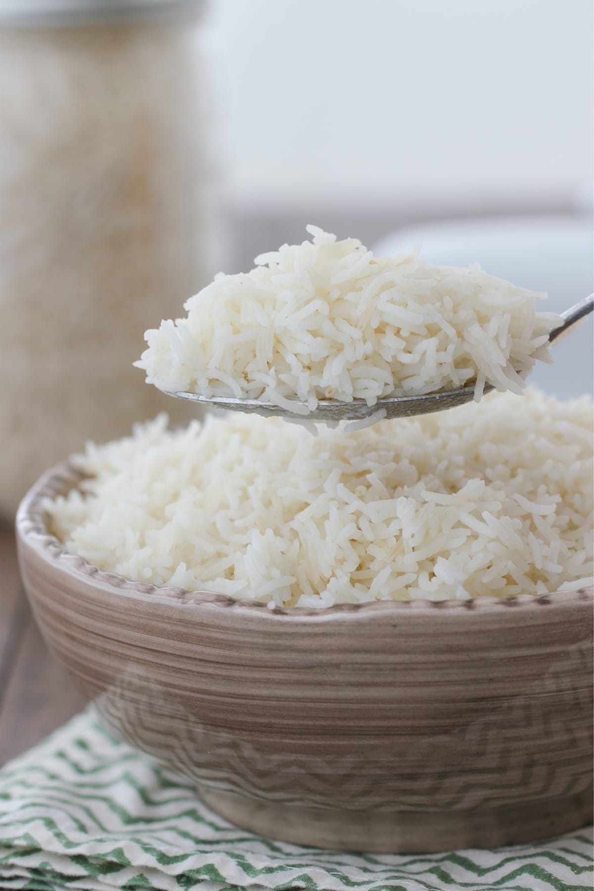 Plain rice